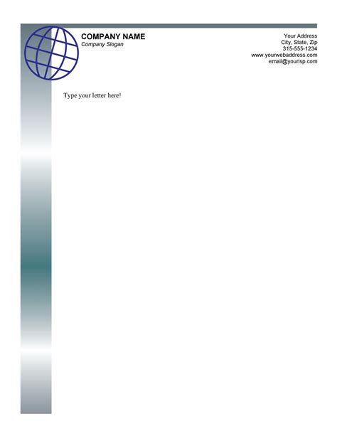 letterhead templates free